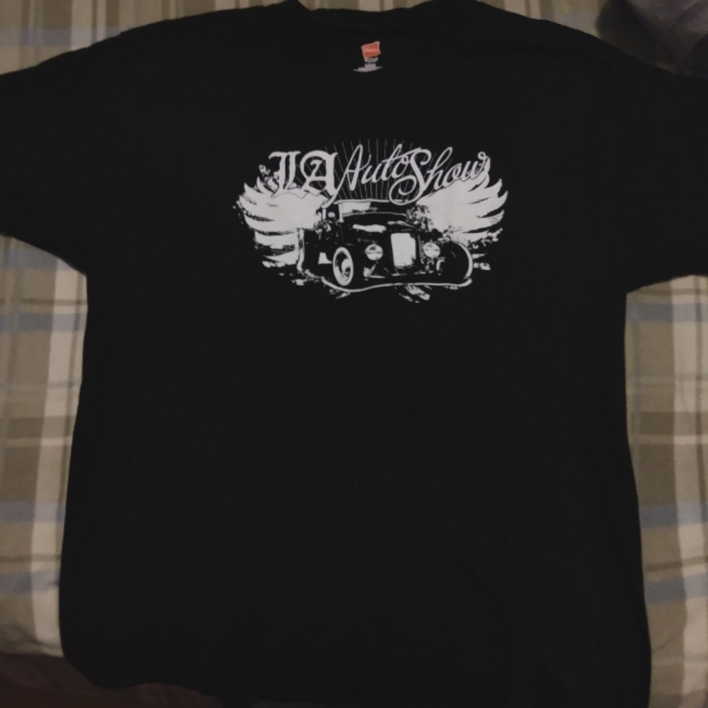 Black Los Angeles Auto show Large shirt
